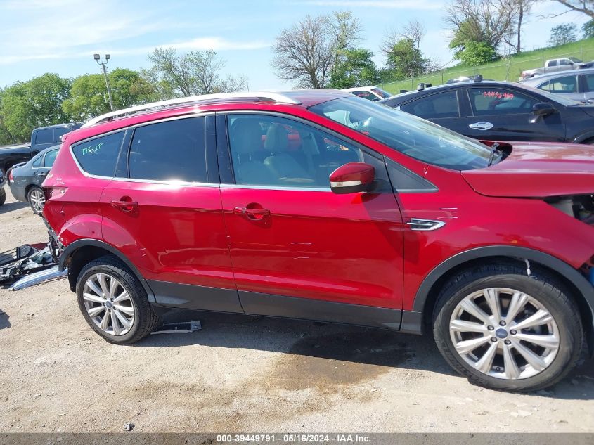 2017 Ford Escape Titanium VIN: 1FMCU9JD0HUD53281 Lot: 39449791