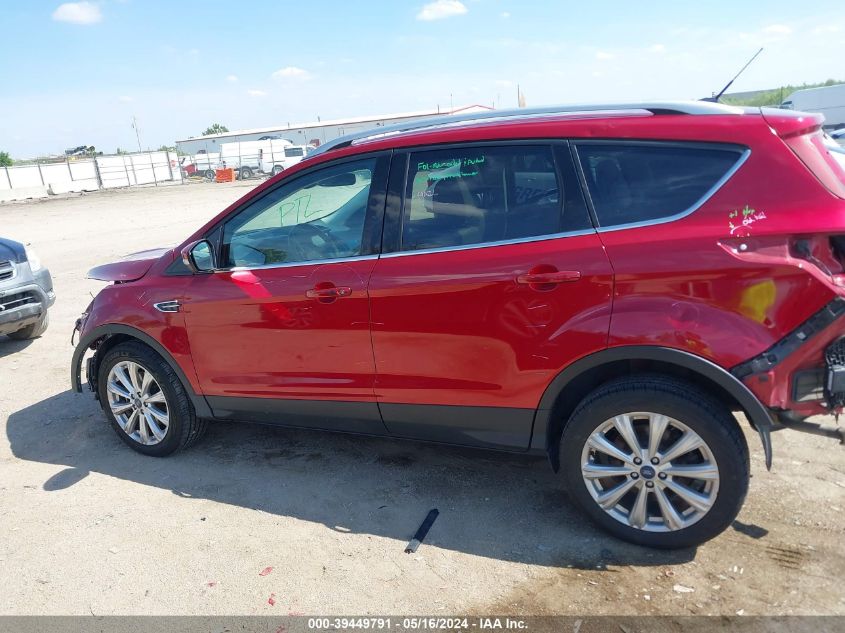 2017 Ford Escape Titanium VIN: 1FMCU9JD0HUD53281 Lot: 39449791