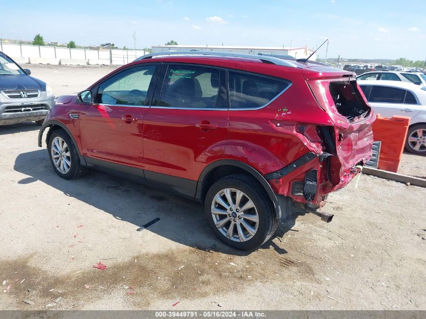 2017 Ford Escape Titanium VIN: 1FMCU9JD0HUD53281 Lot: 39449791