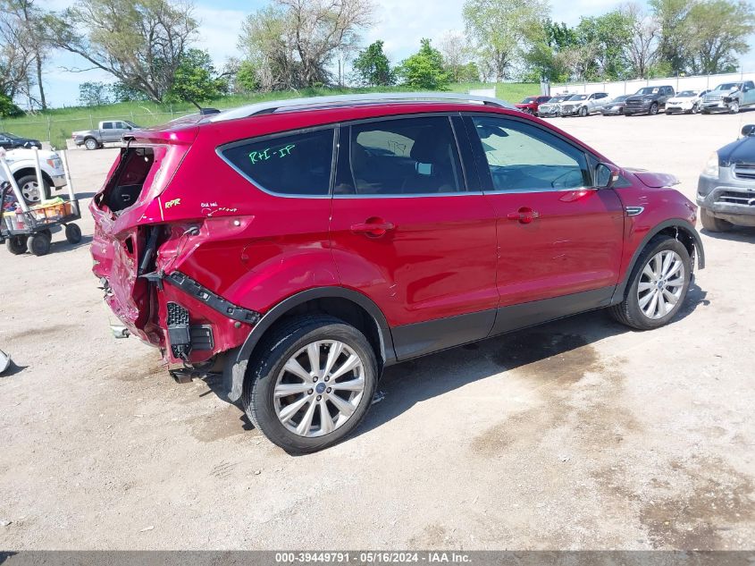 2017 Ford Escape Titanium VIN: 1FMCU9JD0HUD53281 Lot: 39449791