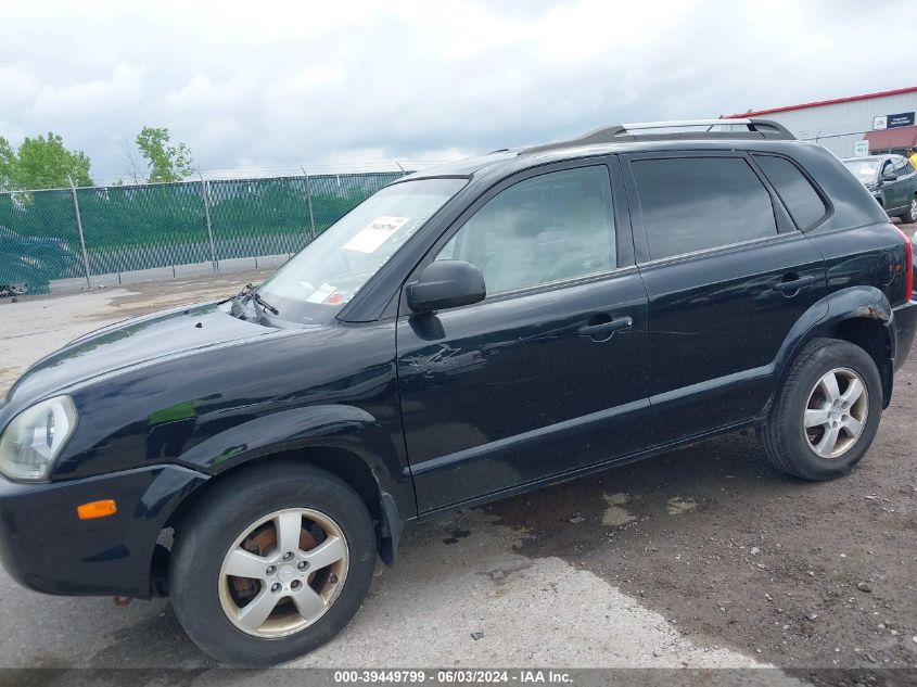 2008 Hyundai Tucson Gls VIN: KM8JM12B08U859621 Lot: 39449799