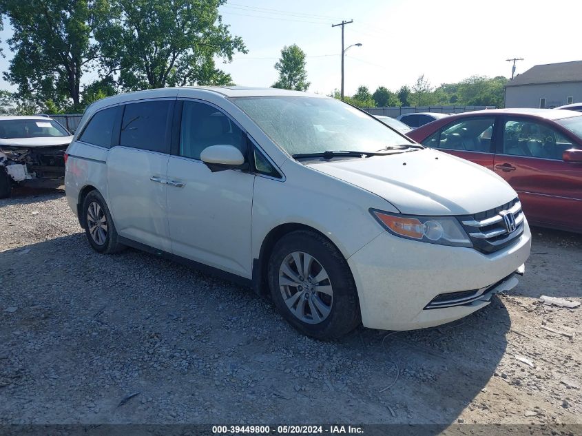 2015 Honda Odyssey Exl VIN: 5FNRL5H63FB037624 Lot: 39449800