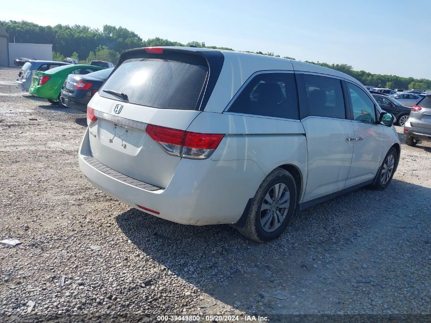 2015 Honda Odyssey Exl VIN: 5FNRL5H63FB037624 Lot: 39449800