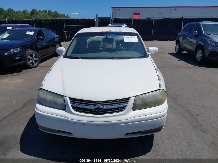 2004 Chevrolet Impala Ls VIN: 2G1WH52K249316647 Lot: 39449814