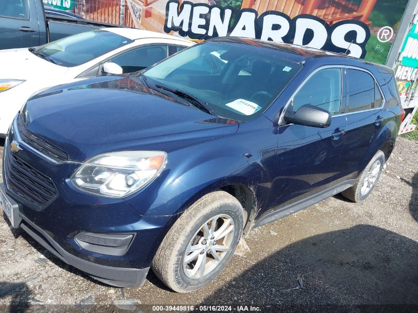 2017 Chevrolet Equinox Ls VIN: 2GNFLEEK5H6335130 Lot: 39449816