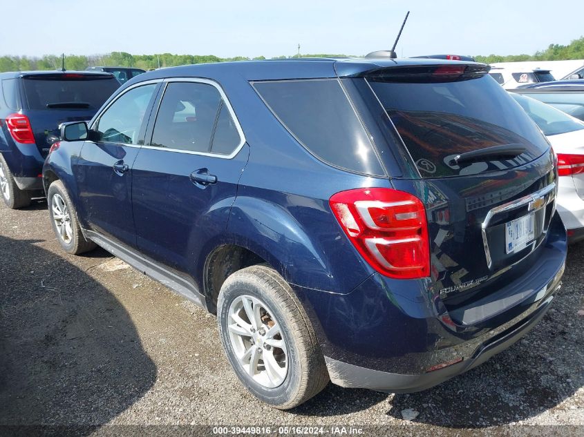 2017 Chevrolet Equinox Ls VIN: 2GNFLEEK5H6335130 Lot: 39449816