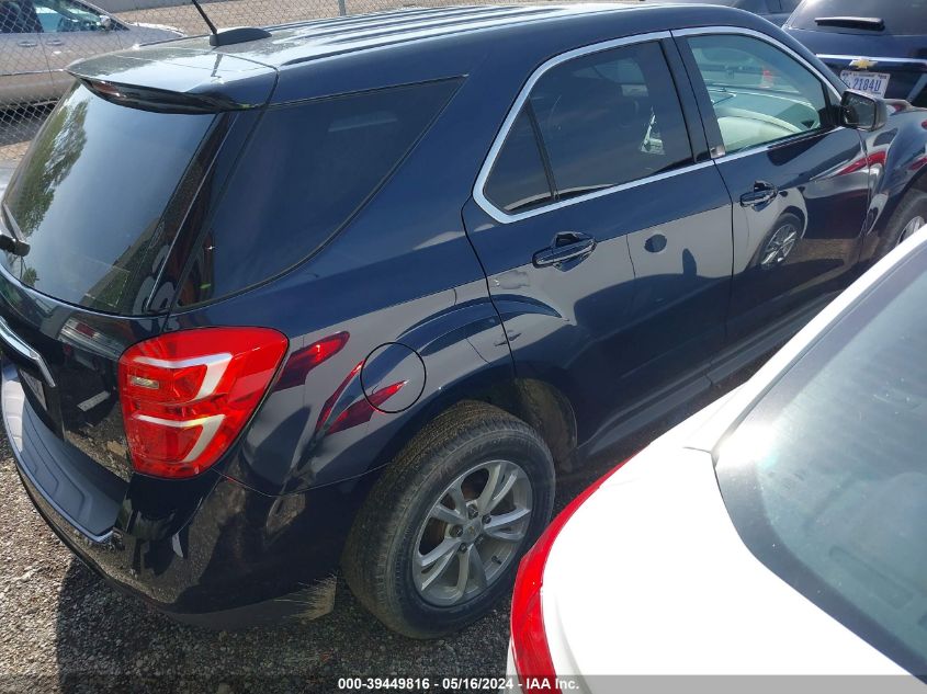 2017 Chevrolet Equinox Ls VIN: 2GNFLEEK5H6335130 Lot: 39449816