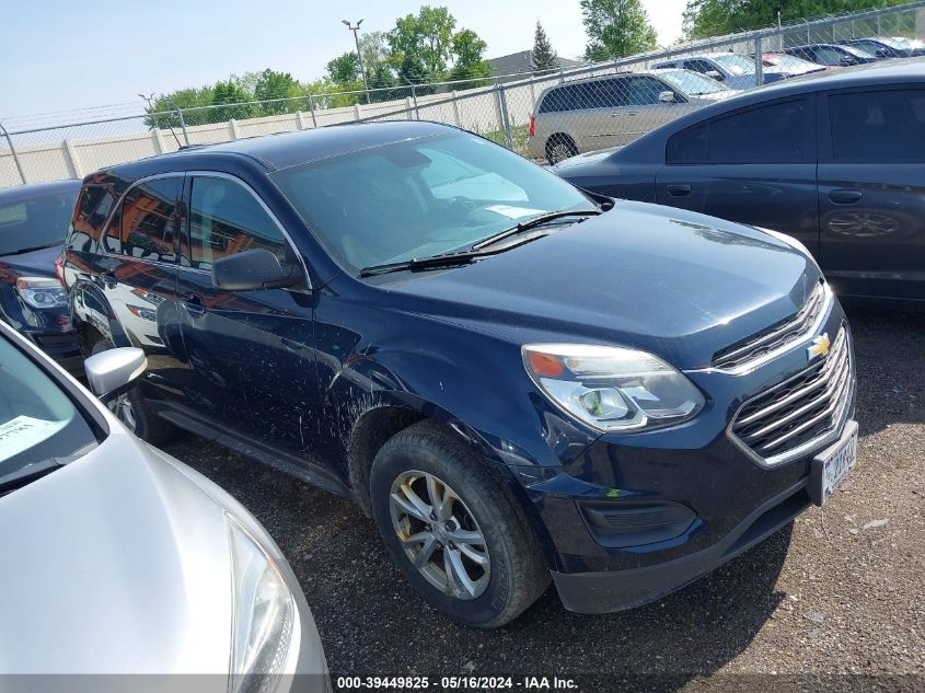 2017 CHEVROLET EQUINOX LS - 2GNFLEEK5H6336875