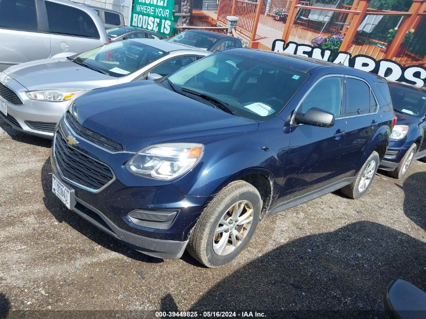 2017 Chevrolet Equinox Ls VIN: 2GNFLEEK5H6336875 Lot: 39449825