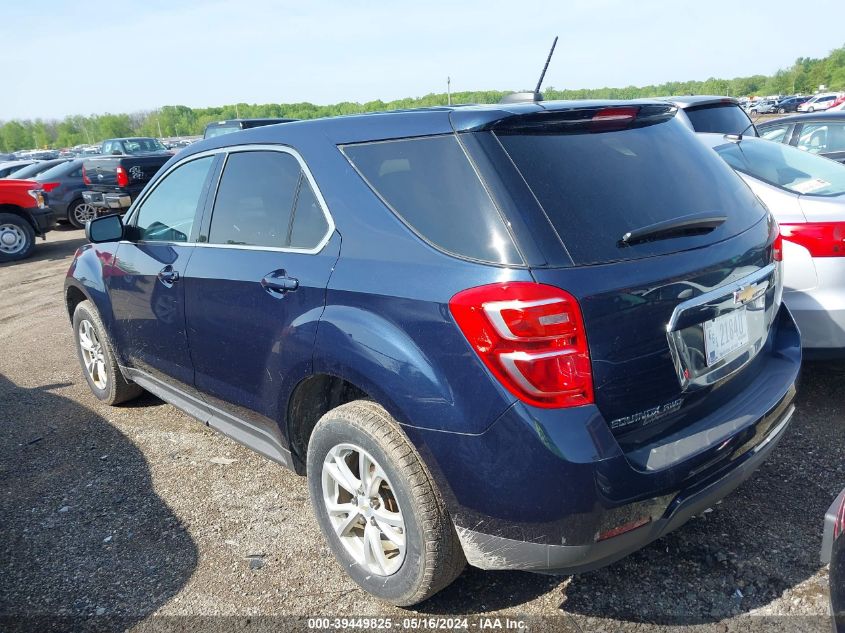 2017 Chevrolet Equinox Ls VIN: 2GNFLEEK5H6336875 Lot: 39449825