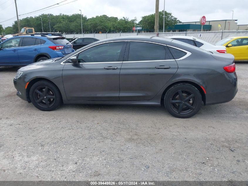 2015 Chrysler 200 Limited VIN: 1C3CCCAB6FN740965 Lot: 39449826