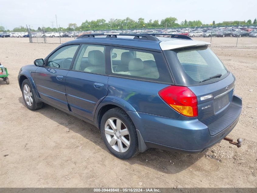 2006 Subaru Outback 2.5I Limited VIN: 4S4BP62C167317585 Lot: 39449848