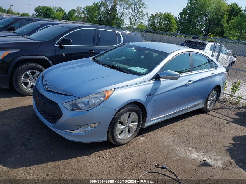 2014 Hyundai Sonata Hybrid VIN: KMHEC4A47EA117223 Lot: 39449860