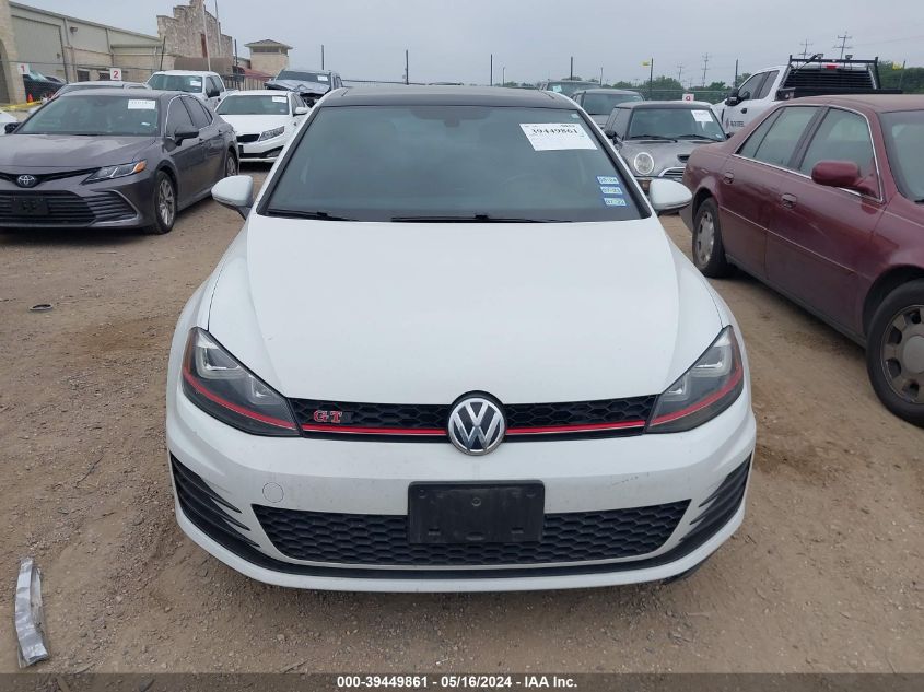 2016 VOLKSWAGEN GOLF GTI AUTOBAHN W/PERFORMANCE PACKAGE 4-DOOR - 3VW447AU6GM021309