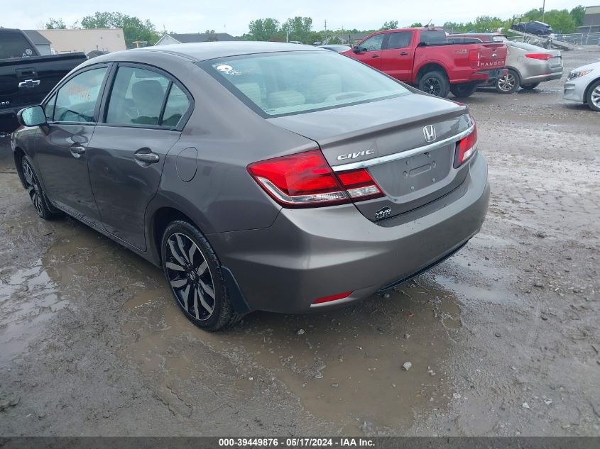 2014 Honda Civic Ex-L VIN: 19XFB2F99EE051680 Lot: 39449876