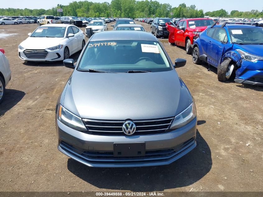 2016 Volkswagen Jetta 1.4T S VIN: 3VW267AJ8GM295814 Lot: 39449888