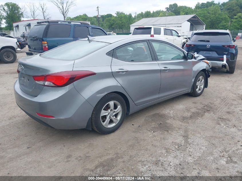 2015 Hyundai Elantra Se VIN: KMHDH4AE8FU459608 Lot: 39449904