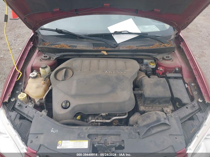 2013 Chrysler 200 Limited VIN: 1C3CCBCGXDN507431 Lot: 39449914