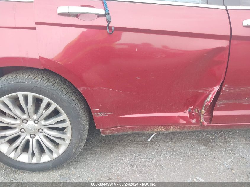 2013 Chrysler 200 Limited VIN: 1C3CCBCGXDN507431 Lot: 39449914