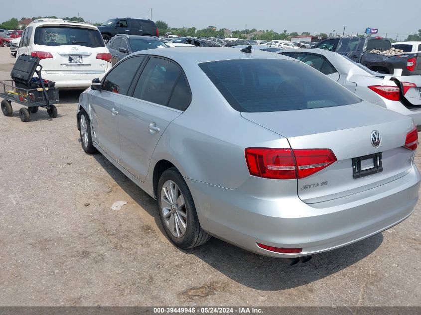 2015 Volkswagen Jetta 1.8T Se VIN: 3VWD07AJ9FM337433 Lot: 39449945