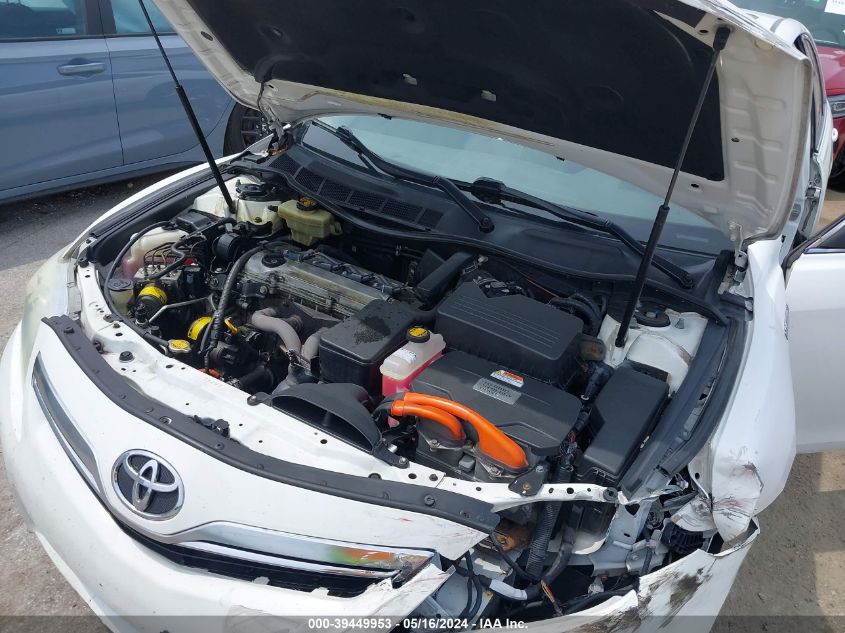 2010 Toyota Camry Hybrid VIN: 4T1BB3EK5AU126021 Lot: 39449953