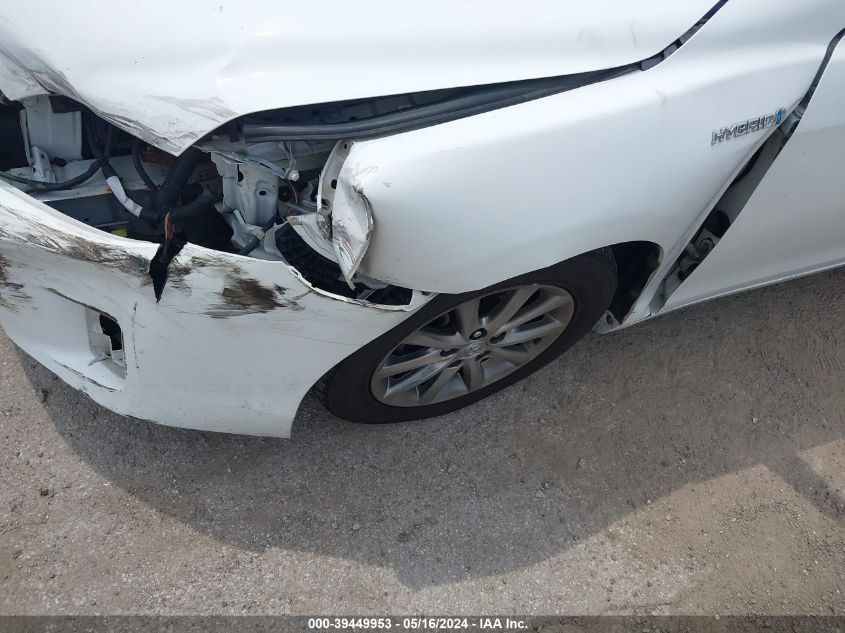 2010 Toyota Camry Hybrid VIN: 4T1BB3EK5AU126021 Lot: 39449953