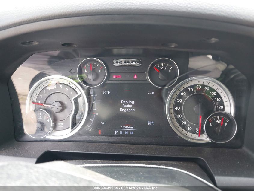 2016 Ram 1500 Big Horn VIN: 3C6RR6LT1GG292700 Lot: 39449954