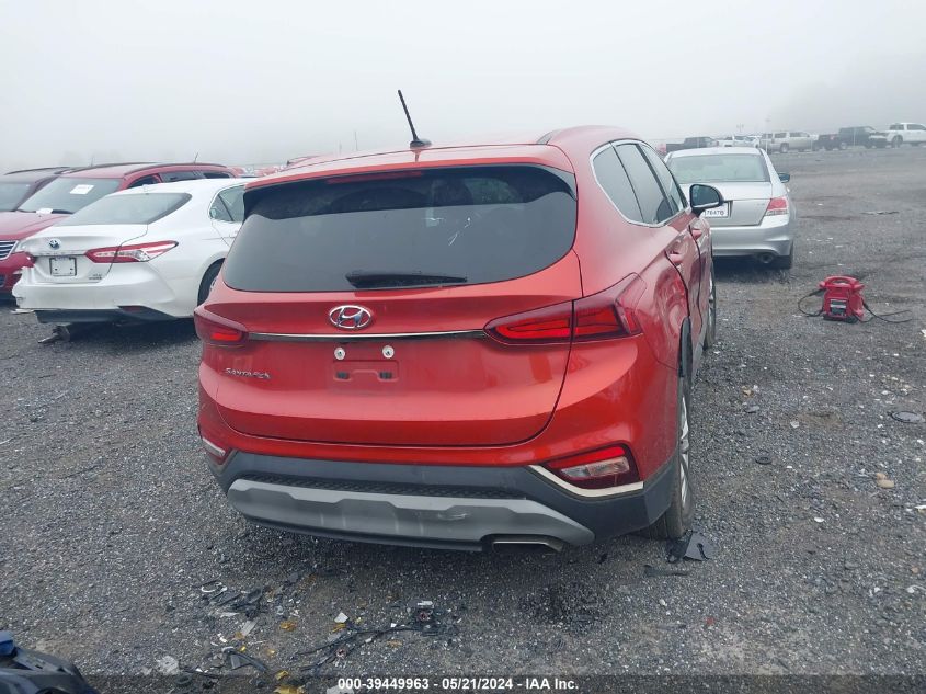 2019 Hyundai Santa Fe Se VIN: 5NMS23AD0KH040040 Lot: 39449963