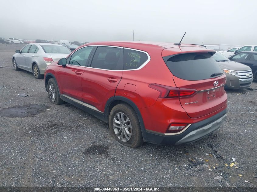 2019 Hyundai Santa Fe Se VIN: 5NMS23AD0KH040040 Lot: 39449963