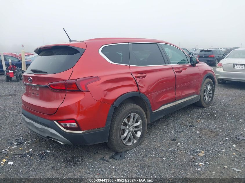 2019 Hyundai Santa Fe Se VIN: 5NMS23AD0KH040040 Lot: 39449963