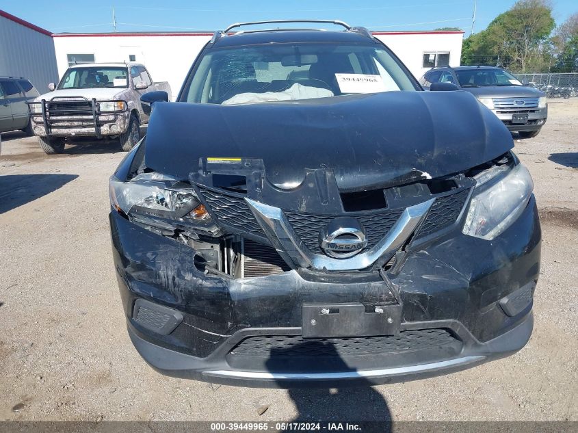 2015 Nissan Rogue Sv VIN: KNMAT2MT9FP517325 Lot: 39449965