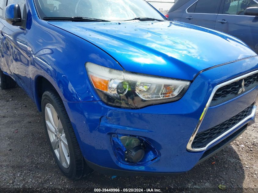 2015 Mitsubishi Outlander Sport Es VIN: 4A4AP3AU0FE002080 Lot: 39449966