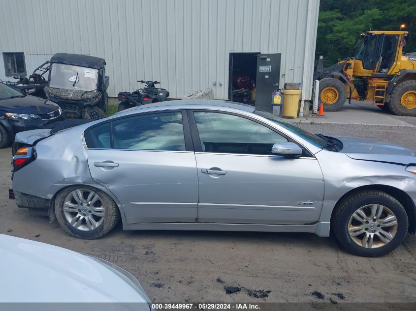 2010 Nissan Altima Hybrid VIN: 1N4CL2AP0AC116011 Lot: 39449967