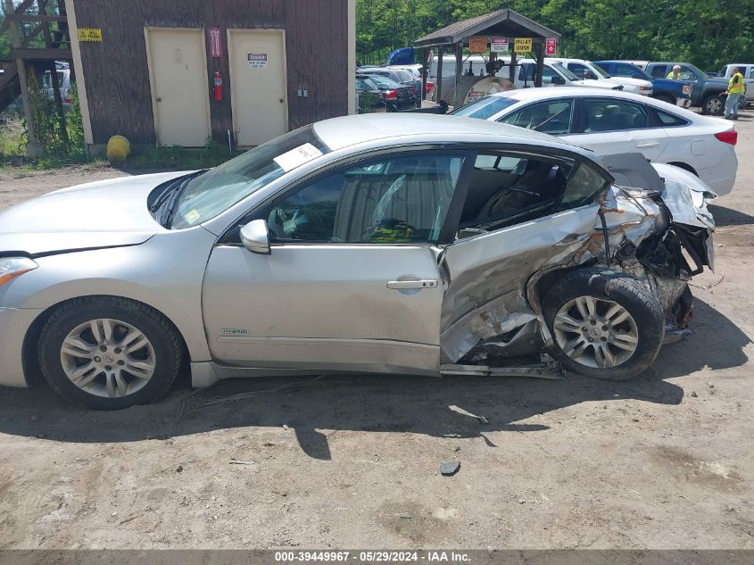 2010 Nissan Altima Hybrid VIN: 1N4CL2AP0AC116011 Lot: 39449967
