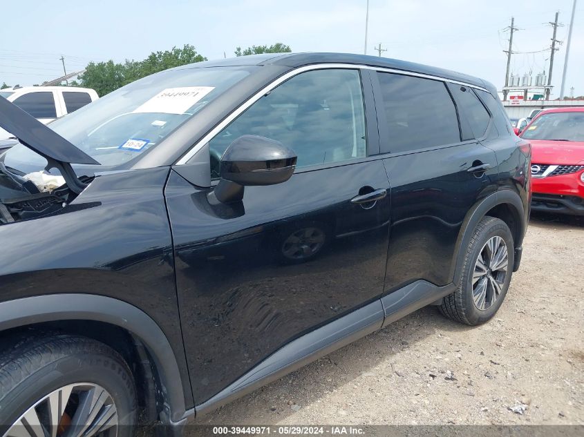 2022 Nissan Rogue Sv Fwd VIN: 5N1BT3BA8NC727282 Lot: 39449971