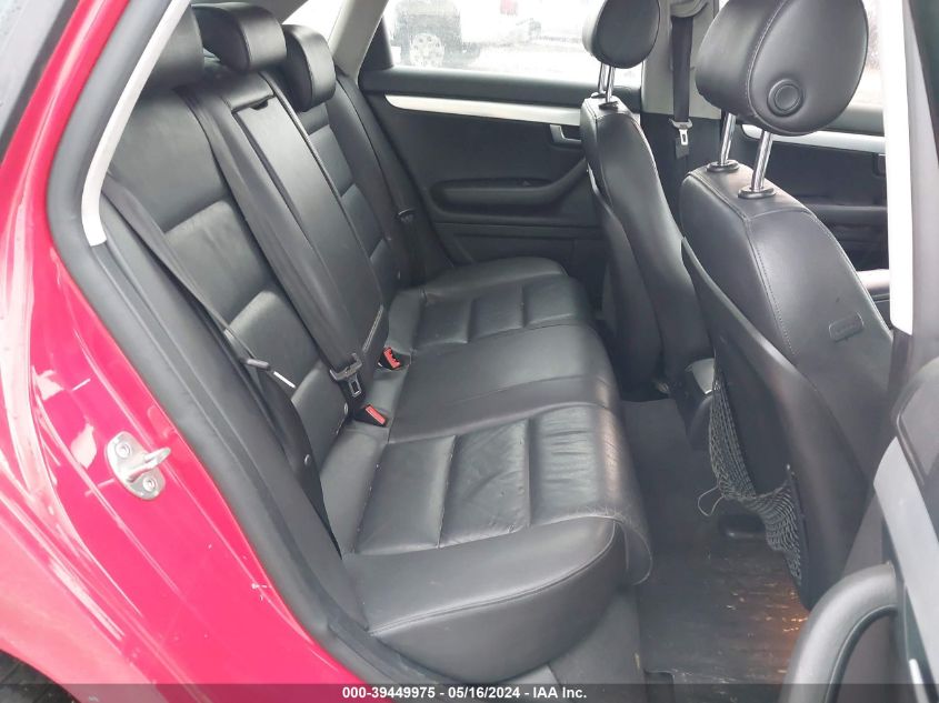 2007 Audi A4 2.0T VIN: WAUAF78E77A192661 Lot: 39449975