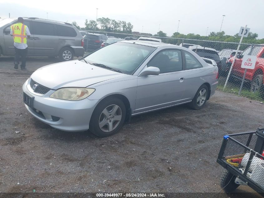 2004 Honda Civic Ex VIN: 2HGES26744H592800 Lot: 39449977