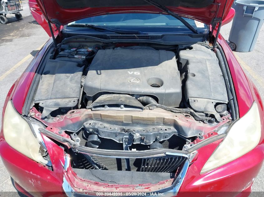 2006 Lexus Is 250 VIN: JTHCK262662006196 Lot: 39449995