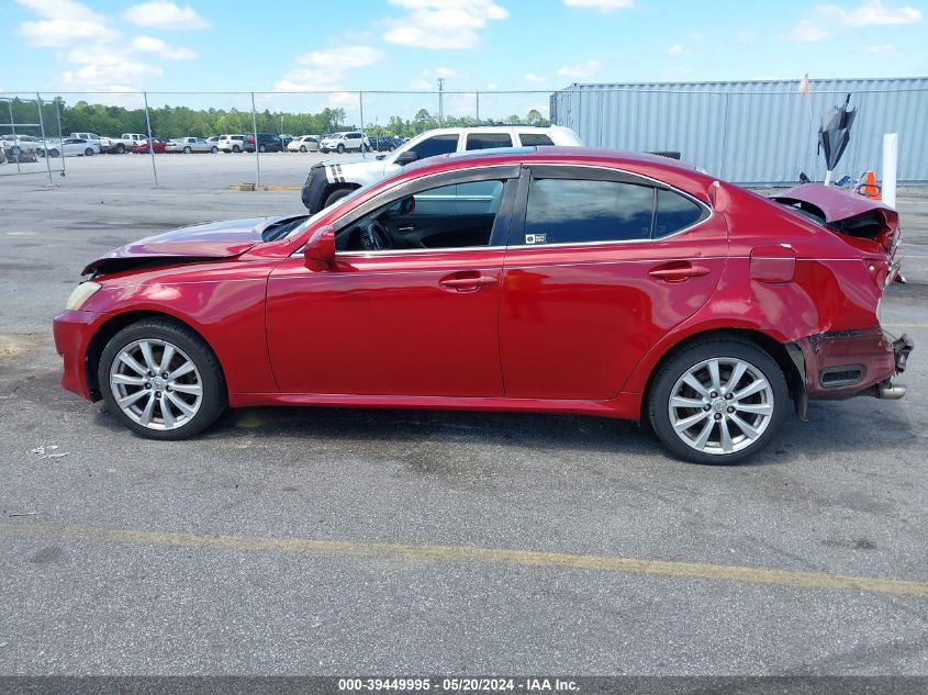 2006 Lexus Is 250 VIN: JTHCK262662006196 Lot: 39449995