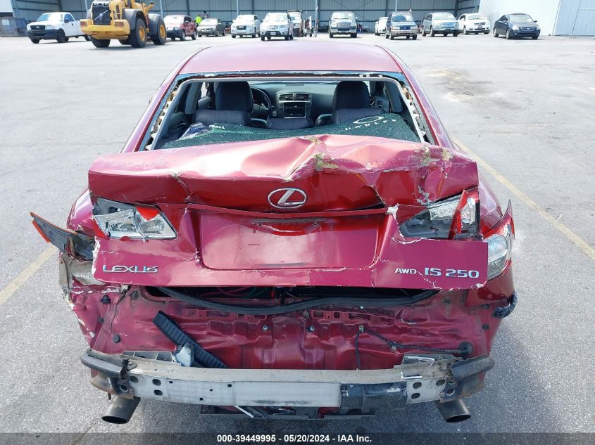 2006 Lexus Is 250 VIN: JTHCK262662006196 Lot: 39449995