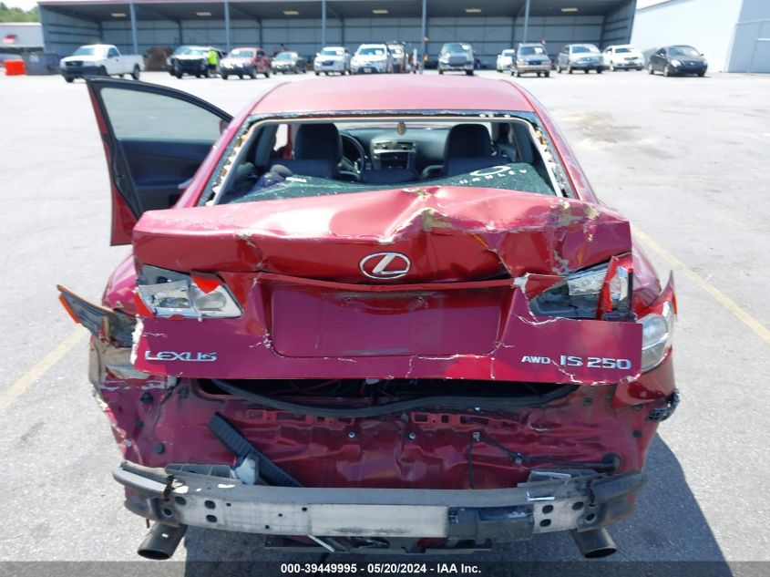 2006 Lexus Is 250 VIN: JTHCK262662006196 Lot: 39449995