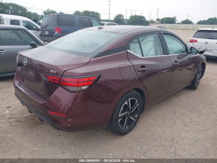 2024 Nissan Sentra Sv Xtronic Cvt VIN: 3N1AB8CV5RY289578 Lot: 39450001