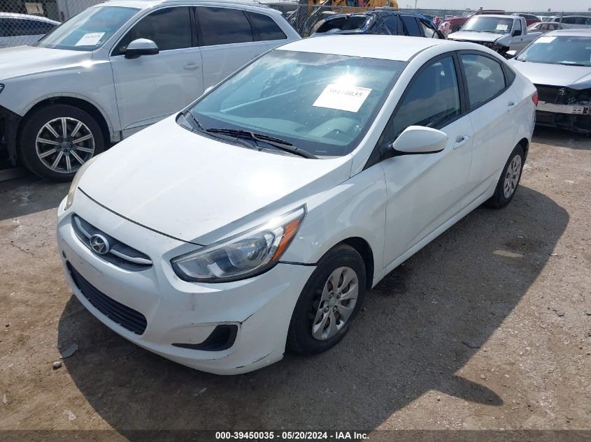 2016 Hyundai Accent Se VIN: KMHCT4AE8GU074383 Lot: 39450035