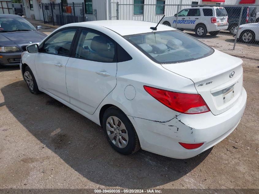 2016 Hyundai Accent Se VIN: KMHCT4AE8GU074383 Lot: 39450035