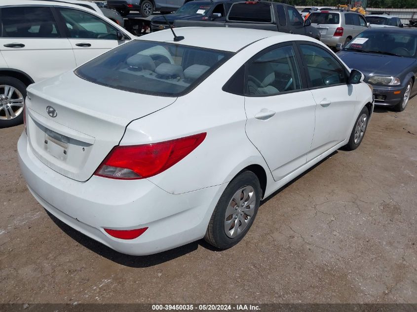 2016 HYUNDAI ACCENT SE - KMHCT4AE8GU074383