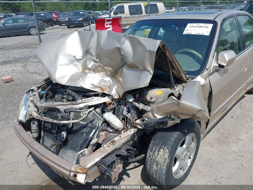 2000 Honda Accord 3.0 Ex VIN: 1HGCG1658YA047897 Lot: 39450036