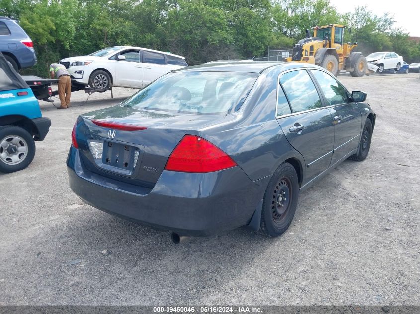 2007 Honda Accord 2.4 Lx VIN: 1HGCM56497A116215 Lot: 39450046