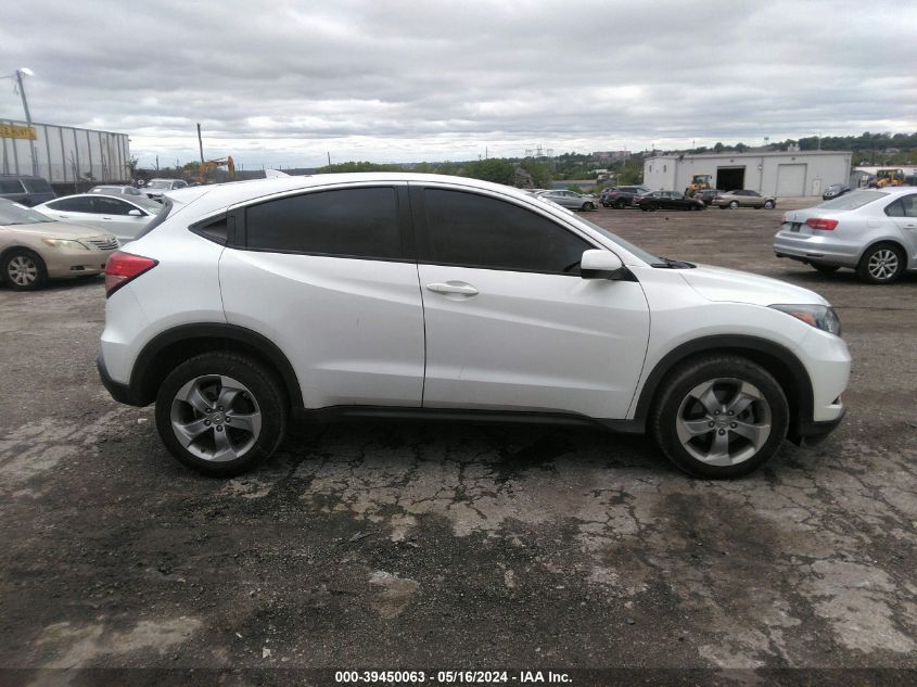 2018 Honda Hr-V Lx VIN: 3CZRU6H35JM717290 Lot: 39450063