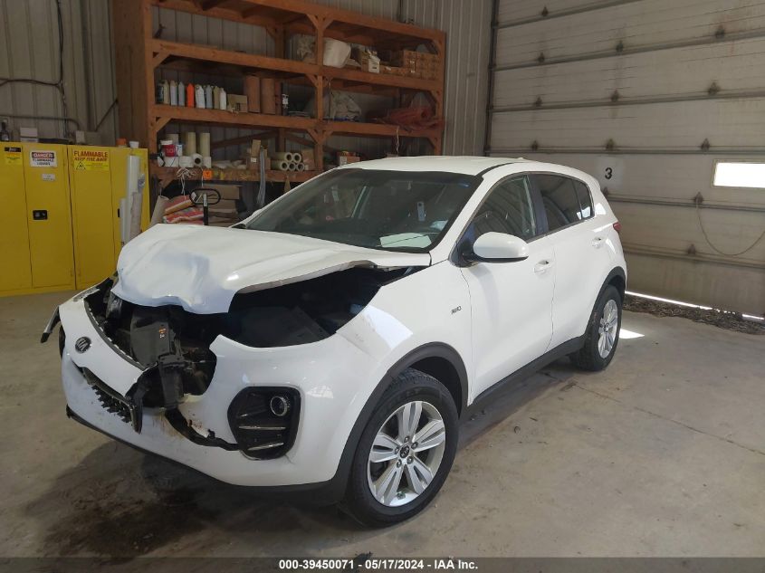 2017 Kia Sportage Lx VIN: KNDPMCAC2H7039852 Lot: 39450071