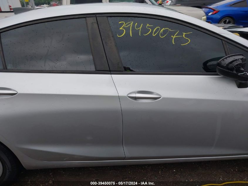 2017 Chevrolet Cruze Ls Auto VIN: 1G1BC5SM7H7134402 Lot: 39450075